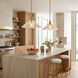 Milton 1 Light 17.5 inch Light Gold Pendant Ceiling Light